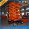 plate-forme mobile hydraulique hydraulique de travail aérien de table élévatrice 500kgs avec 4 la taille de levage des roues 8m