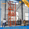 ascenseur hydraulique de cargaison d'entrepôt de guide de 1T 12m d'ascenseurs verticaux approuvé par CE de rail