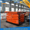 cargaison de l'entrepôt 2T de 7M chargeant l'orange de plate-forme d'ascenseur hydraulique