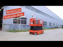 8M 450KG élévateur à ciseaux électrique, plateforme de travail autopropulsée CE ISO
