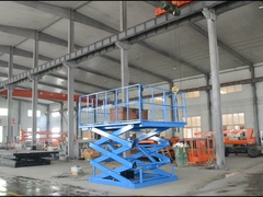 Électeur à ciseaux hydraulique stationnaire personnalisable pour le transport de marchandises lourdes et personnalisable